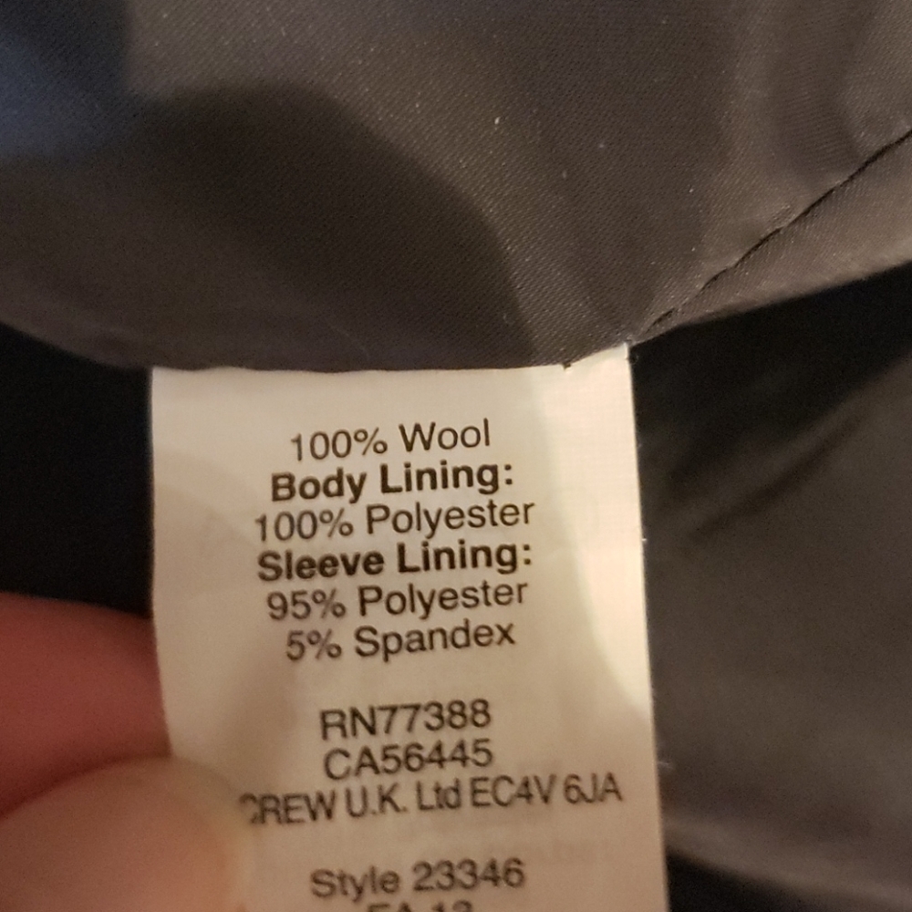 TODAY⚡️J.CREW 1035 SUPER 120'S WOOL BLAZER SZ 2 - Picture 7 of 11
